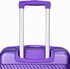 Senator Hard Case Cabin Suitcase Luggage Trolley For Unisex ABS Lightweight Travel Bag with 4 Spinner Wheels KH1065 Highlight Purple