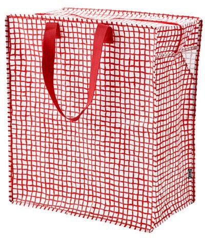 KNALLA Bag, red/white