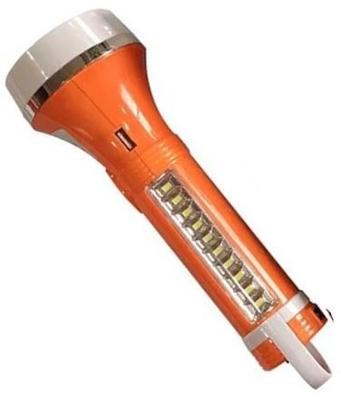 Emergency Light Solar LED Flashlight High Power Torch JA-1915 Orange