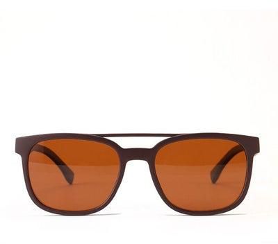 Fashion Casual Square Double Beam Polarized Anti-UV Sunglasses