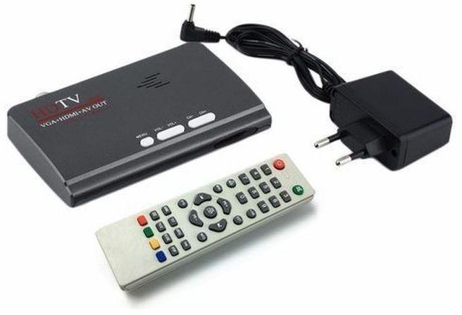 Digital Tv Combo Box With Vga HDMI & Av - DVB - T2