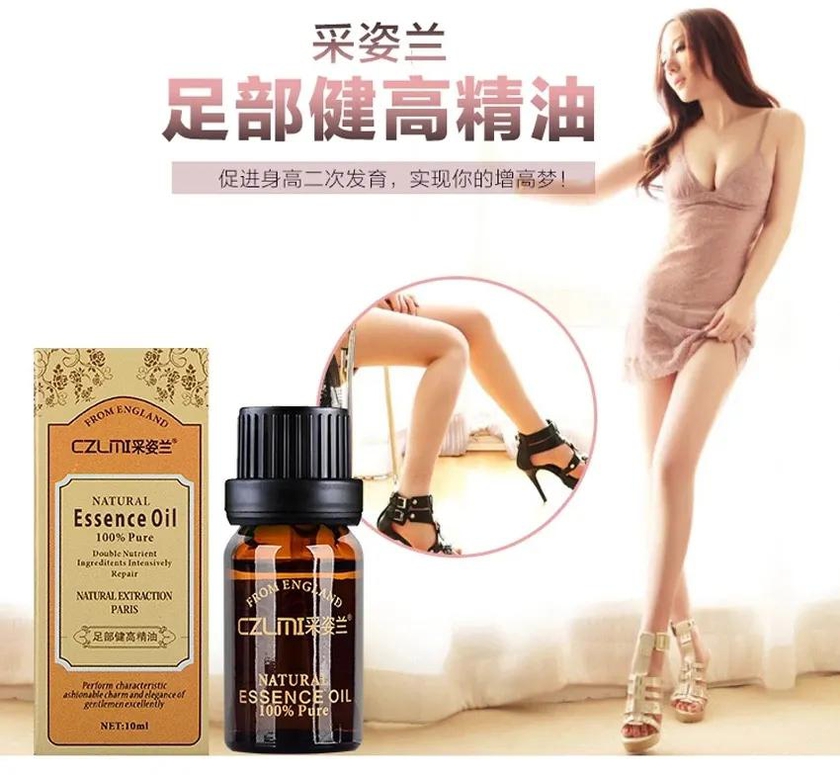 Heighten Product Natural Bone Growth Essential Height Increasing Oil Fast Grow Taller Foot Health Care Product Increasing Height