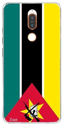 Protective Case Cover For Nokia X6(2018) Mozambique Flag