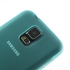 Glossy Surface Matte Inner Soft TPU Cover & Screen Guard for Samsung Galaxy S5 G900 [Cyan]
