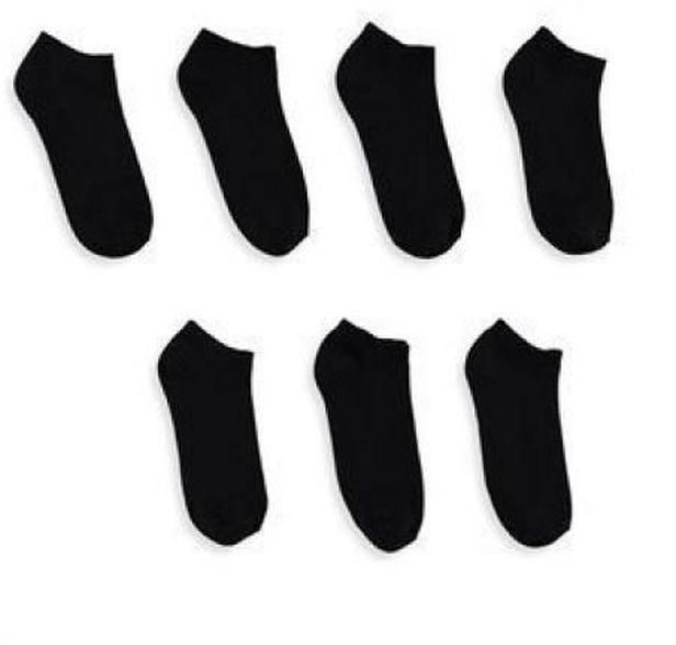 Fashion Black Men's Ankle Socks - 3-Pair Set