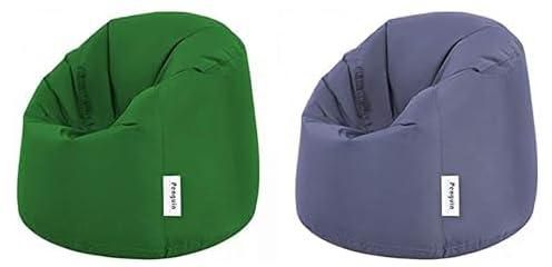 كرسي بين باج مقاوم للماء مقاس 95 × 80 - أخضر + كرسي بين باج من بينجوين