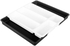 Get M-Design Plastic Spoon Drawer with Sides, 51×36 cm - Black White with best offers | Raneen.com