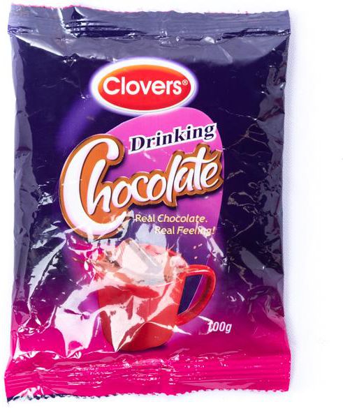 Clovers Drinking Chocolate Satchet 100g