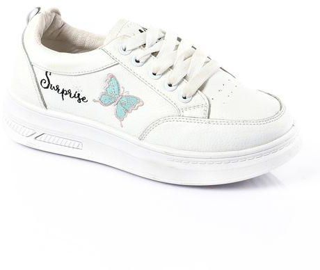 Lace Up Sneakers Painted– For Women Multi Colour