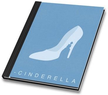 Cinderella Shoe Cover Printed A4 Size Binded Notebook Multicolour