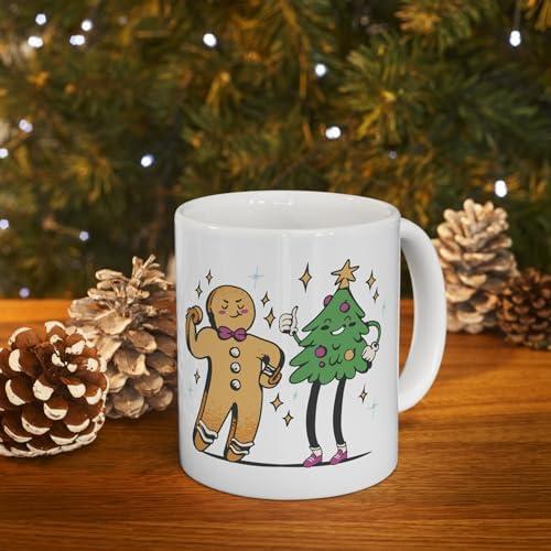 Sparkly Christmas Characters Mug مج مطبوع للكريسماس