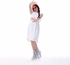 Bebo _Kit Corniche Dress Belt Rose_White