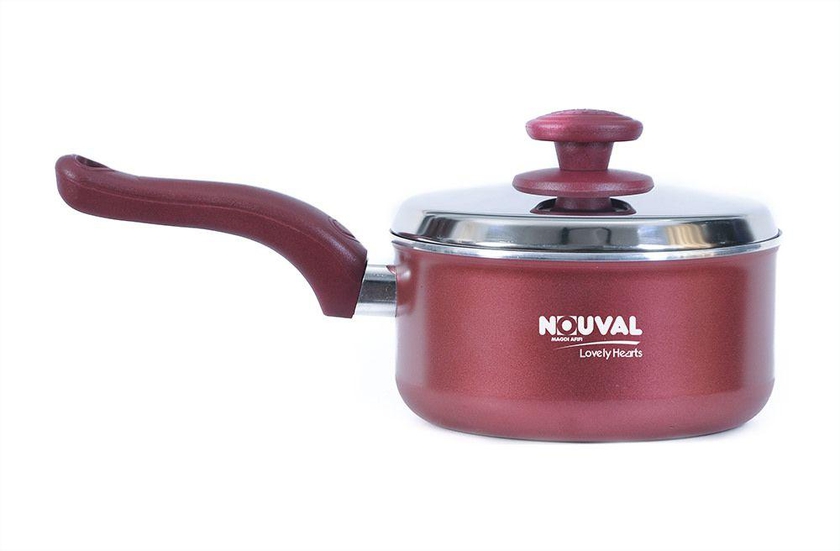 Nouval Lovely Hearts Casserole With Stainless Steel Lid 16