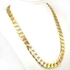 24k Yellow Gold Filled Men's Cuban Chain Necklace 10mm 24"