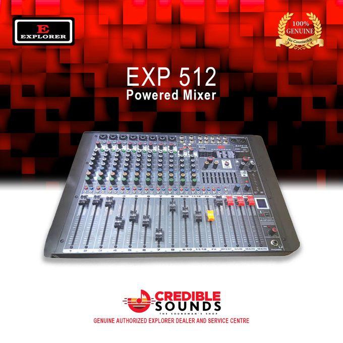 Explorer EXP 512 - 12 Channel 500W X 2 Powered Mixer