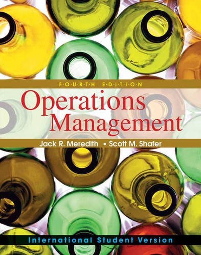 John Wiley & Sons Operations Management ,Ed. :4