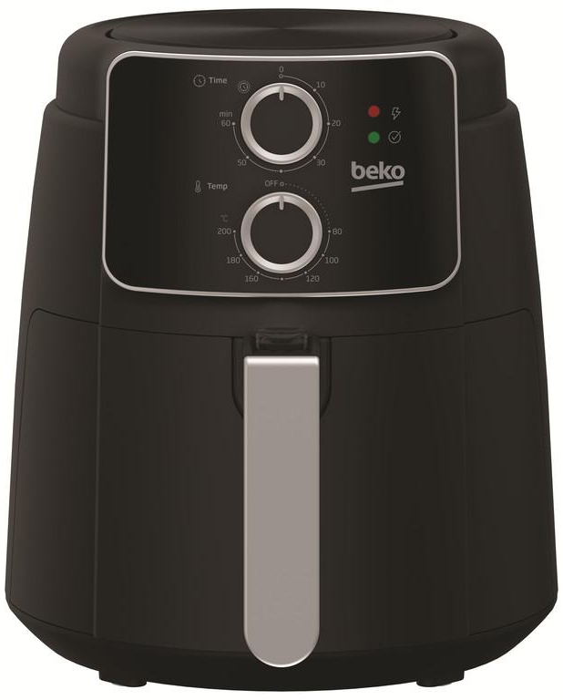 Beko CookFit Eco Air Fryer, 3.9 Liters, 1500W, Black - FRL 2242 B