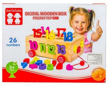 Numbers Sorting Wooden Box Toy