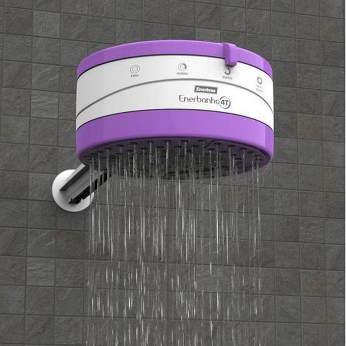 Enerbras Enershower (4T) Instant Shower Water Heater - 4 Temp Violet
