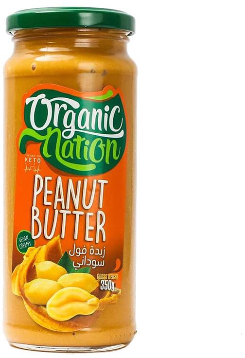Organic Nation Peanut Butter - 350 gm