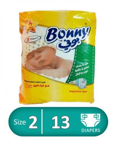 Bonny Mini Diapers - Size 2 - Mini Pack - 13 Pcs