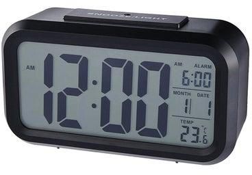 Digital LED Electronic Alarm Clock Black