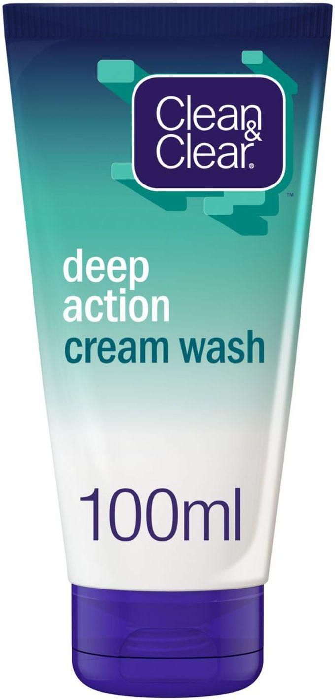 Clean & Clear Deep Action Cream Wash - 100 Ml