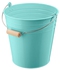 SOCKER Bucket/plant pot, in/outdoor, turquoise