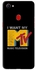 غطاء حماية واقٍ لهاتف أوبو F7 طبعة عبارة I Want My MTV