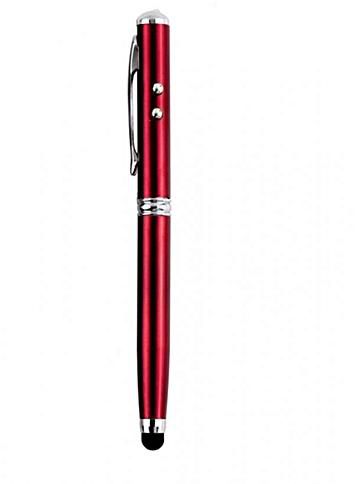 Generic Multi Stylus 4 in 1 High Tech Pen Three - Red