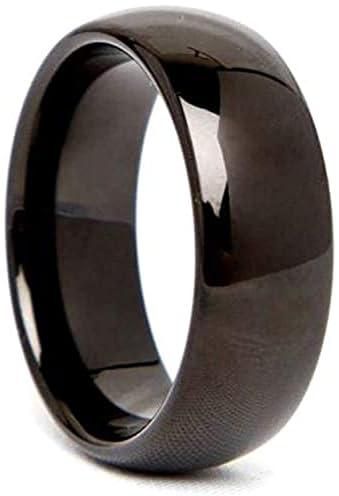 Carbide Ring Polished Black Color for Men