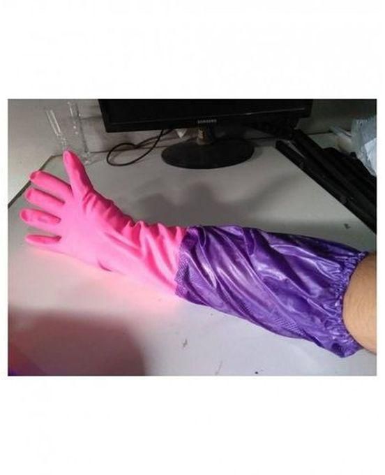 Rubber Cleaning Glove - Large - 2 Pcs