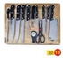 Knife set with cutting board 13 pieces