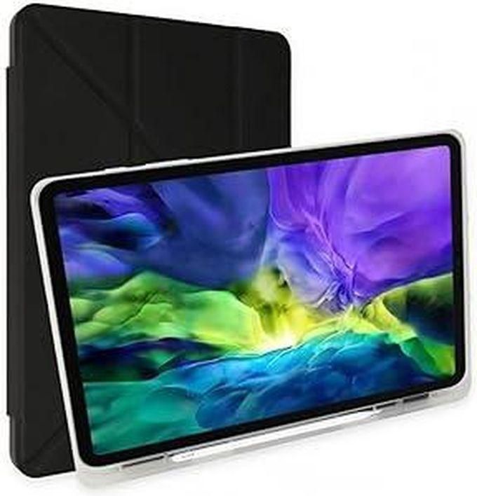 iPad 10.2 Inch 8th Generation (2020) / 7th Generation (2019) 5 in 1 Smart Case with Viewing Angle Soft TPU Silicone Back Cover with Auto Wake/Sleep (Black)