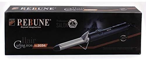 REBUNE RE-2034 Pro Corded Hair Curler, Black MEDIUM