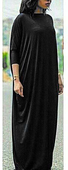 Nino Ladies Abaya Gown - Black