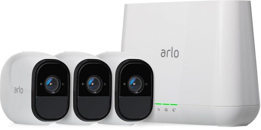 NETGEAR Arlo Pro VMS4330 with rechargeable Battery Wire-Free HD Camera Security System with 3 HD Cameras