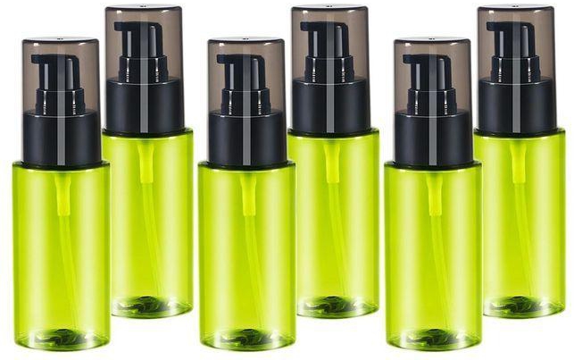 6Pcs 60ml Essential Oil Body Water Bottle Cosmetics Sub Green