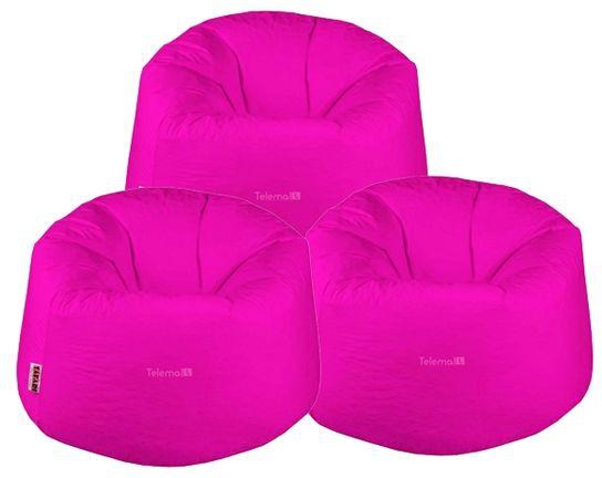 CHIC Bean Bags Set - 3 Pcs – Pink