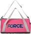 Get Force Sports Shoulder Bag, 2 zippers, 25×45 cm - Fuchsia with best offers | Raneen.com