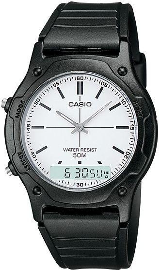 Casio Men's Watch AW49H-7EV Ana-Digi Dual Time Watch 50M Water Resistant