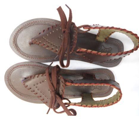 Fashion Elegant African Open sandals -Brown