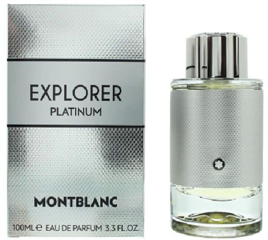 Mont Blanc Explorer Platinum (New in Box) 100ml Eau De Parfum Spray (Men)
