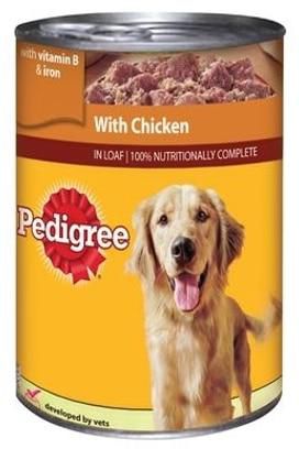 Pedigree Chicken Loaf Wet Dog Food 400G