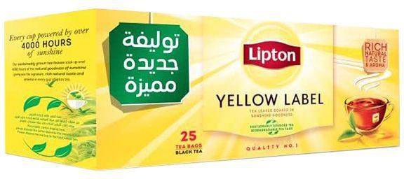 Lipton Black Tea - 25 Tea Bags