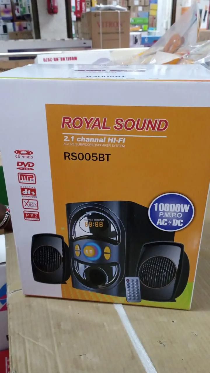 Royal Sound 10000W 2.1CH Woofer FM , USB , Bluetooth Subwoofer