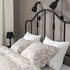 SAGSTUA Bed frame - black/Leirsund 160x200 cm