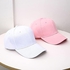 COOLBABY Solid color baseball cap White