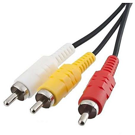 Computer Cables 6 Ft Audio Video AV Cable to RCA Audio Video AV Cable to RCA Connector for Playstation PS PS2 PS3 Black 2M Console Cable Length: Other