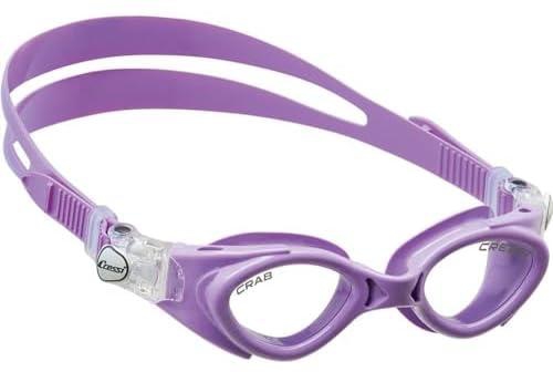 نظارات سباحة Cressi من السيليكون للأطفال بعمر 3 سنوات و4 و5 و6 و7 | CRAB صنعت في ايطاليا بالجودة منذ عام 1946